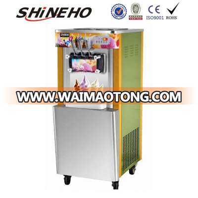 S026 Three flavor soft ice cream machine/15 liter ice cream maker/american ice cream machine